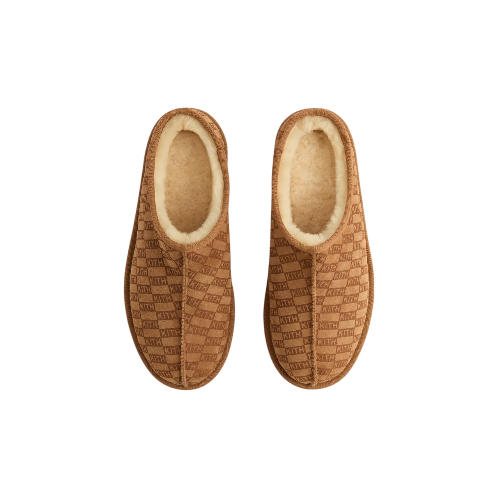 Kith Kithmas Monogram Shearling Slippers Loft